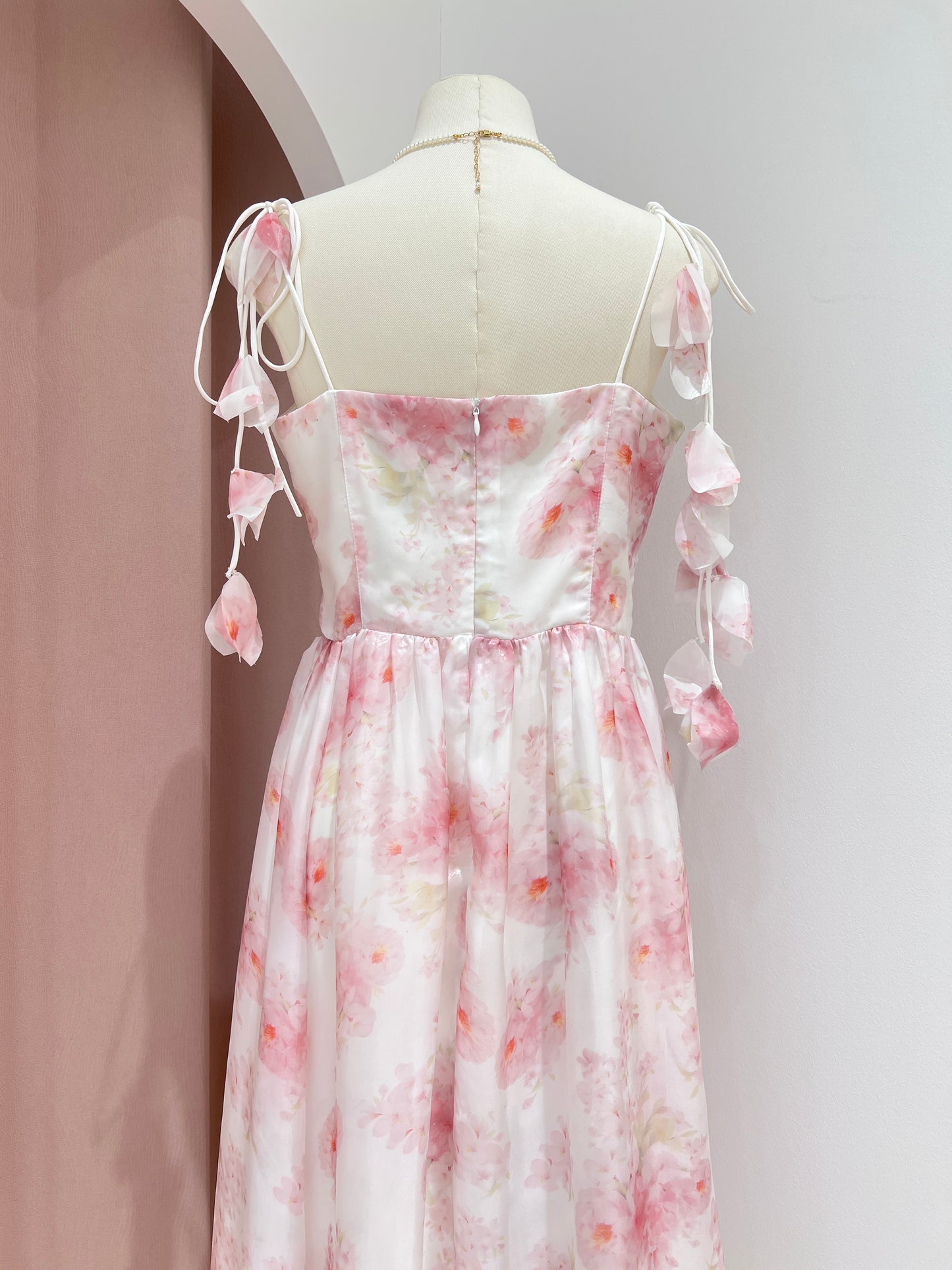 10847|气质仙女碎花连衣裙