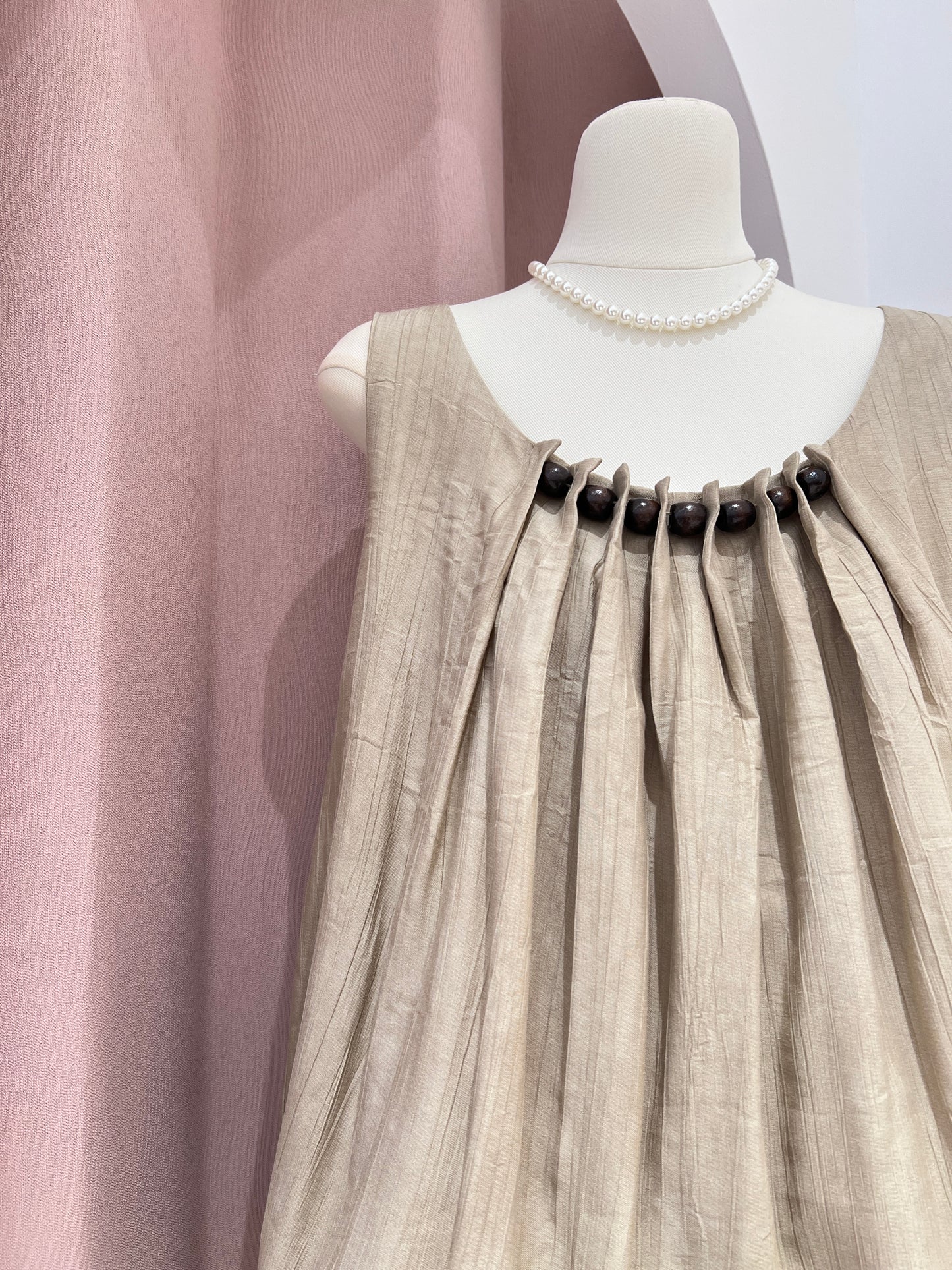 10844|中式慵懒风露背套装裤